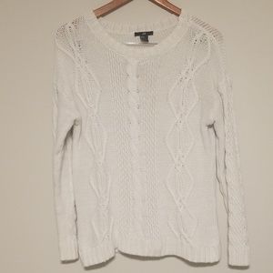 Cable knit sweater